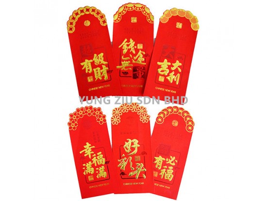 JC9962#9964#RED ENVELOPE(16.5CM)(6P/SET)CNY(9203)